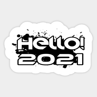 Happy new year 2021 Sticker